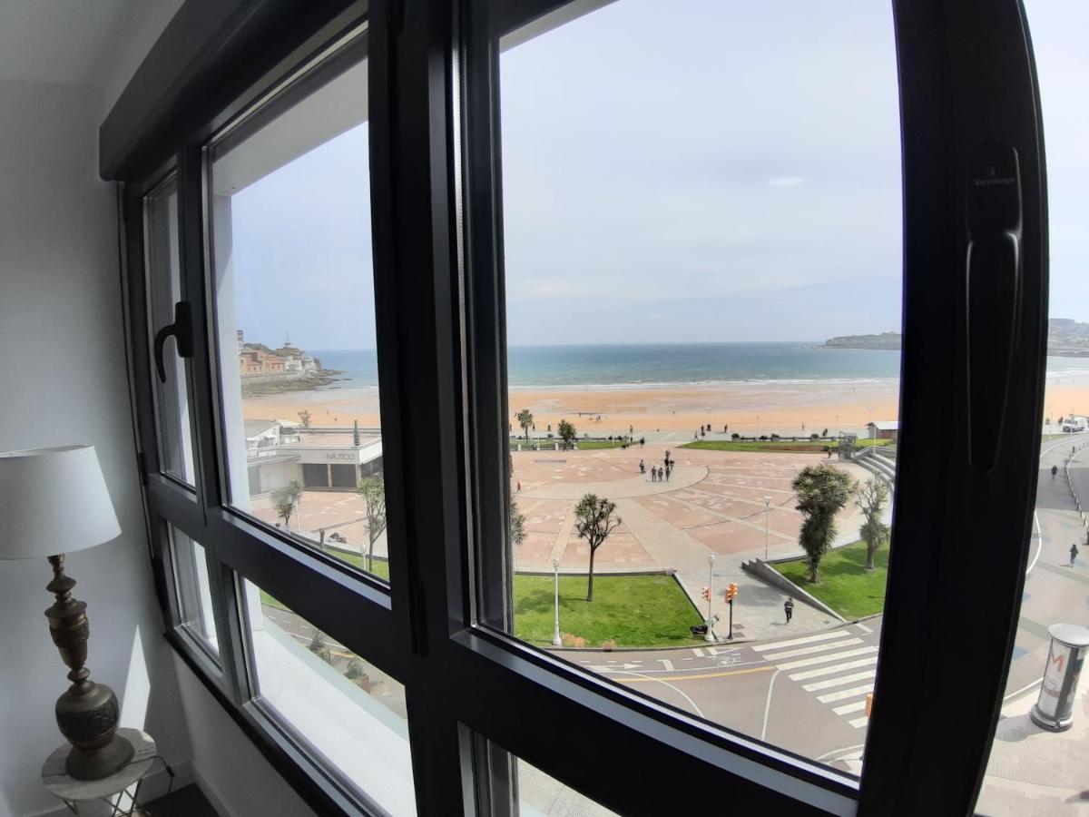 El Mirador Del Nautico Apartment Gijon Bagian luar foto