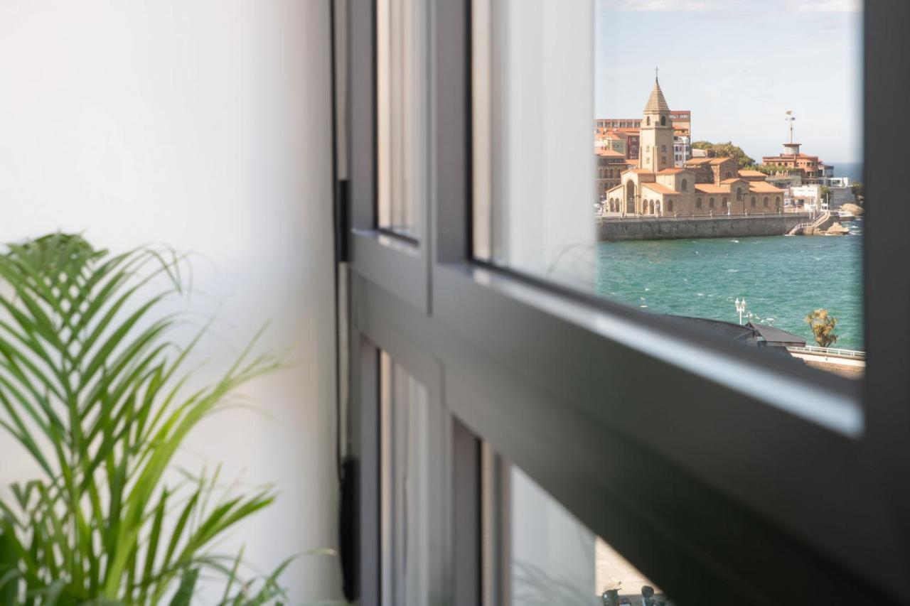 El Mirador Del Nautico Apartment Gijon Bagian luar foto