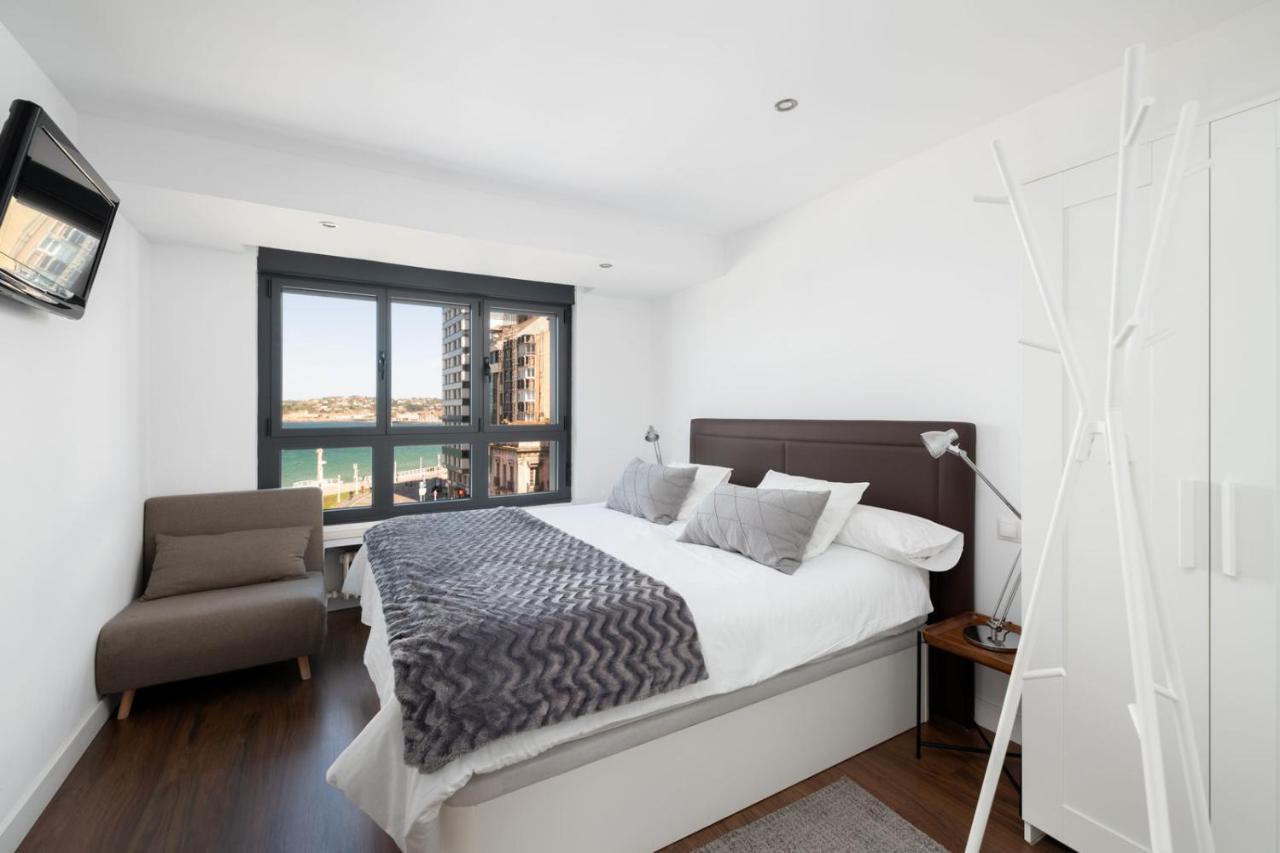 El Mirador Del Nautico Apartment Gijon Bagian luar foto