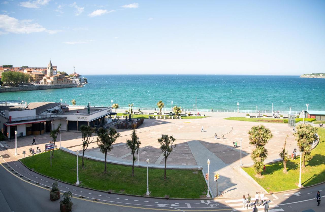 El Mirador Del Nautico Apartment Gijon Bagian luar foto